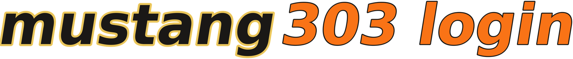 mustang303 login logo